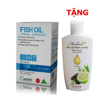 Thực phẩm bảo vệ sức khỏe Careline salmon fish oil 1000mg Hộp 60 viên