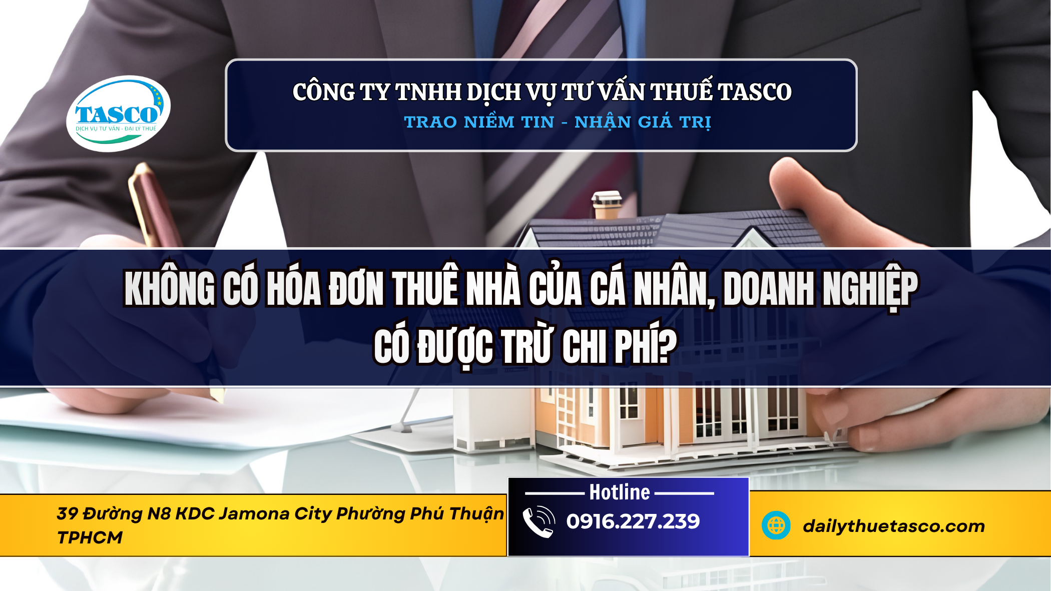 Không có hóa đơn thuê nhà của cá nhân, doanh nghiệp có được trừ chi phí? Không có hóa đơn thuê nhà của cá nhân, doanh nghiệp có được trừ chi phí?