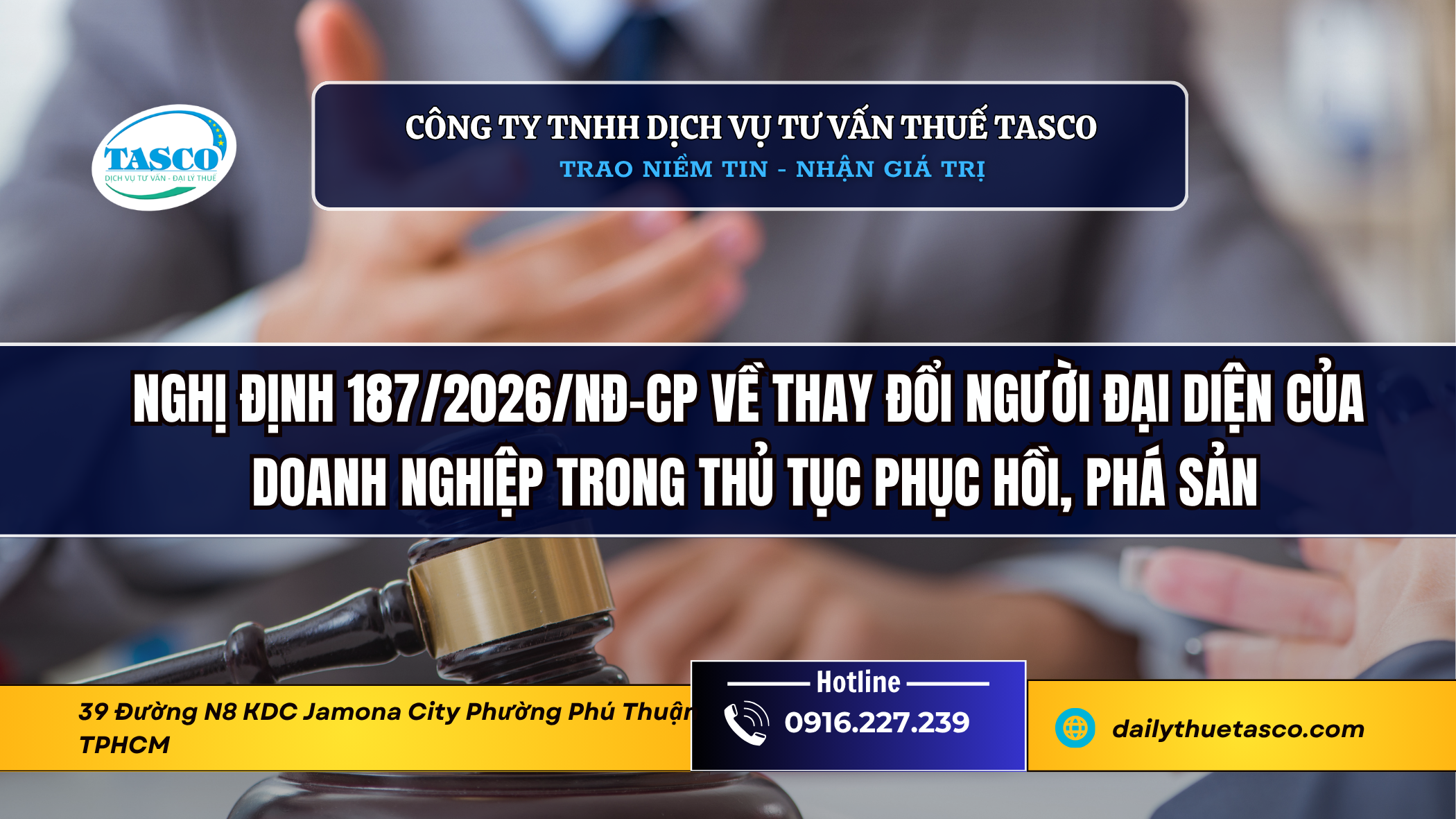 Nghị định 187/2026/NĐ-CP về thay đổi người đại diện của doanh nghiệp trong thủ tục phục hồi, phá sản Nghị định 187/2026/NĐ-CP về thay đổi người đại diện của doanh nghiệp trong thủ tục phục hồi, phá sản