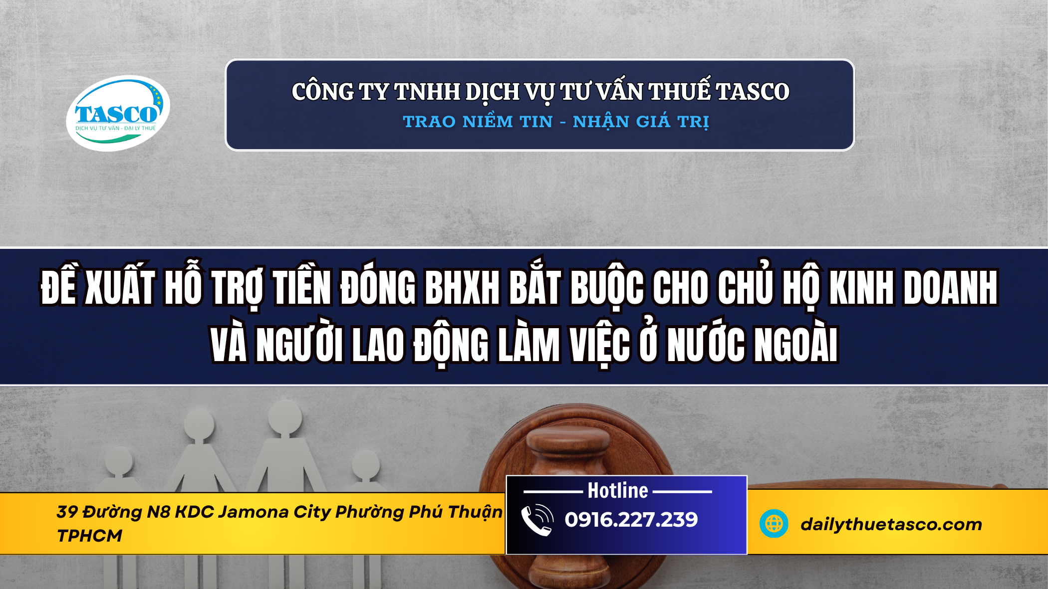 Đề xuất hỗ trợ tiền đóng BHXH bắt buộc cho chủ hộ kinh doanh và người lao động làm việc ở nước ngoài Đề xuất hỗ trợ tiền đóng BHXH bắt buộc cho chủ hộ kinh doanh và người lao động làm việc ở nước ngoài