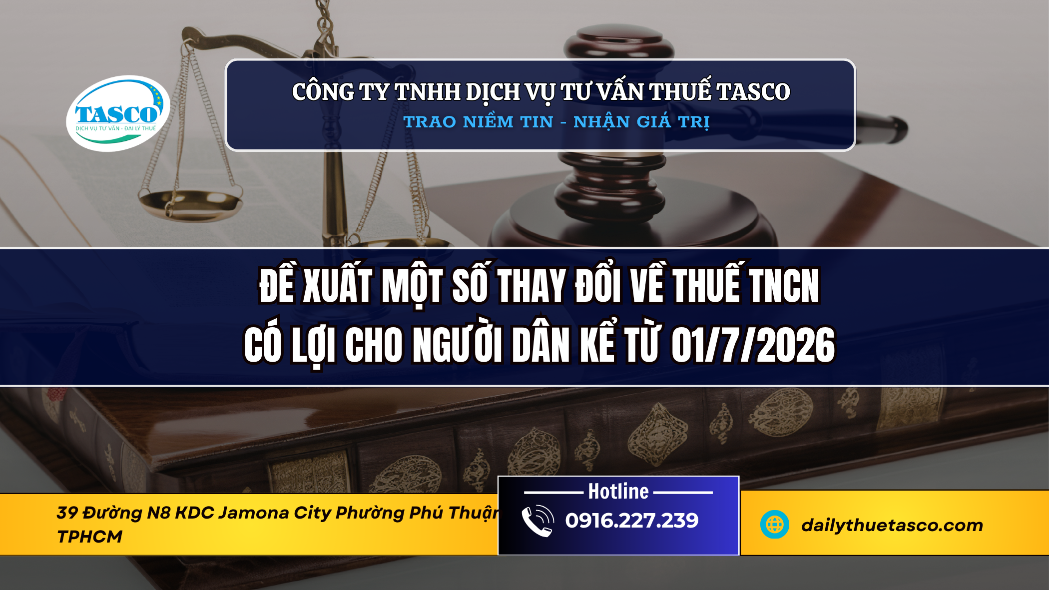 Đề xuất một số thay đổi về thuế TNCN có lợi cho người dân kể từ 01/7/2026 Đề xuất một số thay đổi về thuế TNCN có lợi cho người dân kể từ 01/7/2026