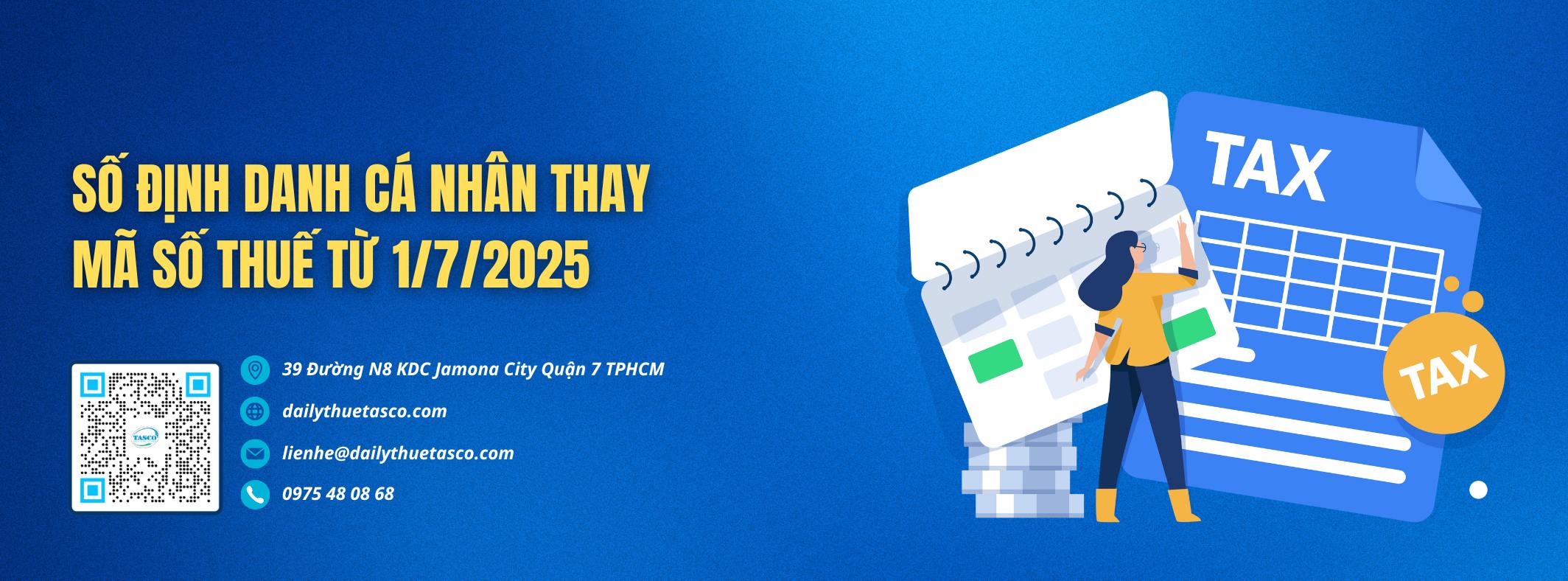 Số định danh cá nhân thay mã số thuế từ 1/7/2025 Số định danh cá nhân thay mã số thuế từ 1/7/2025