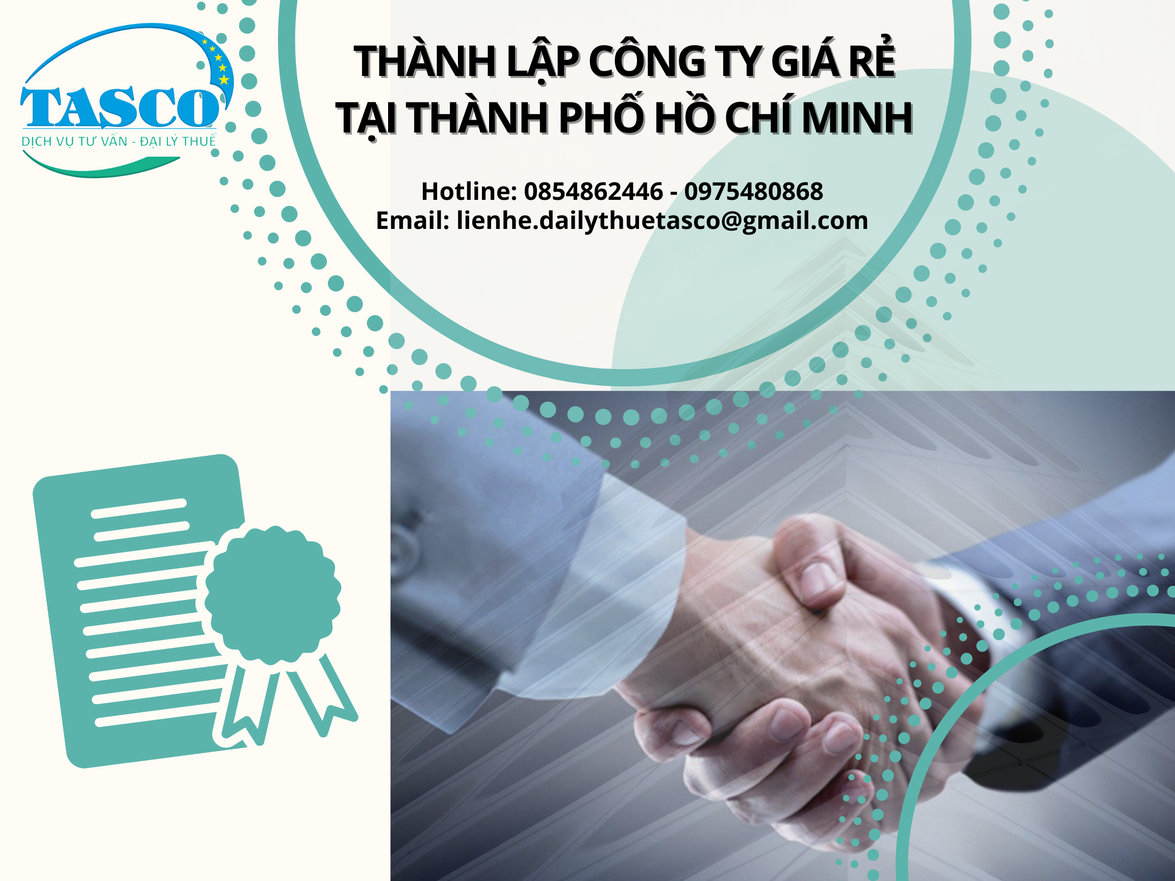 Thành lập công ty giá rẻ tại Thành phố Hồ Chí Minh
