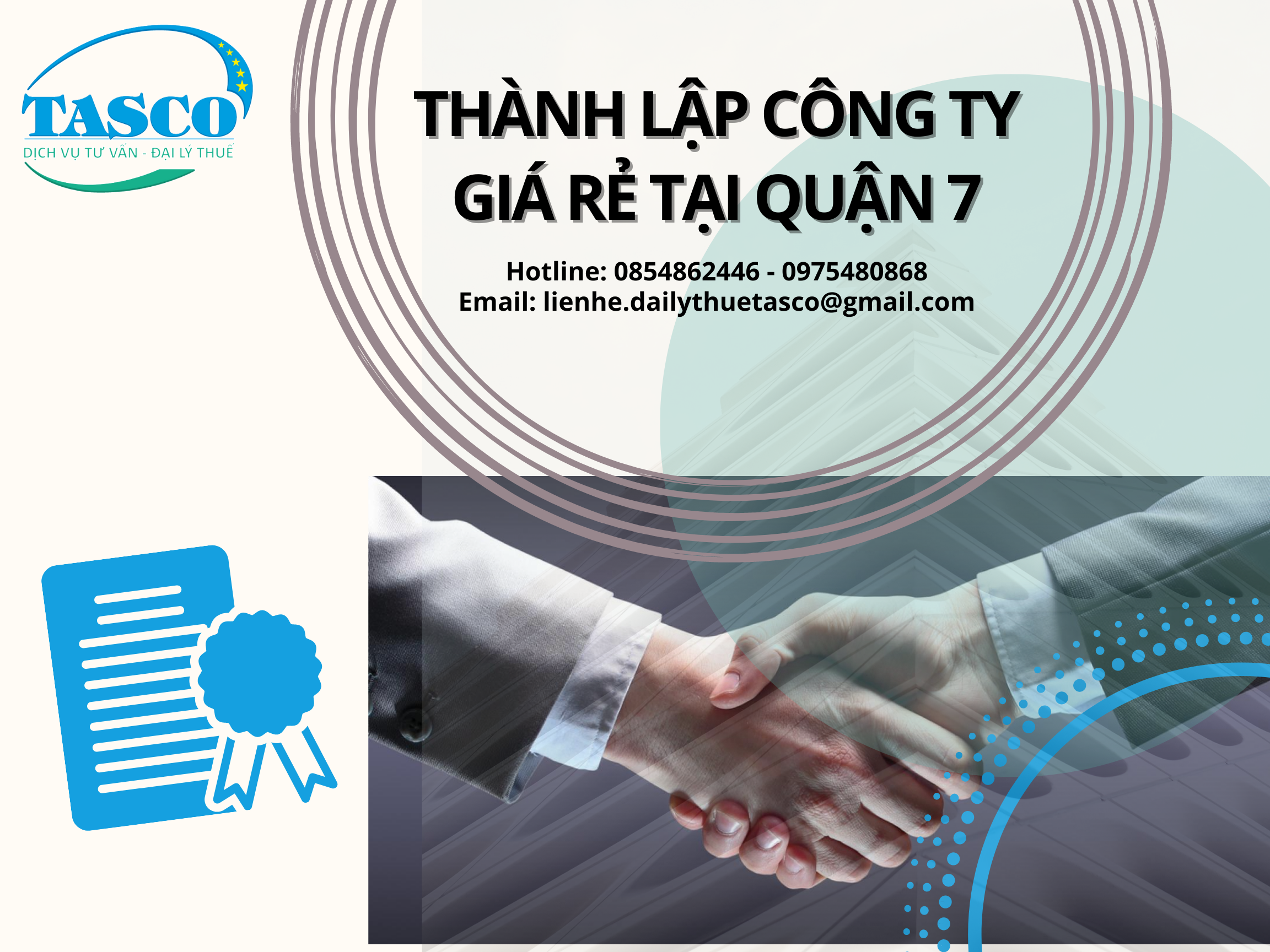 Thành lập công ty giá rẻ tại Quận 7