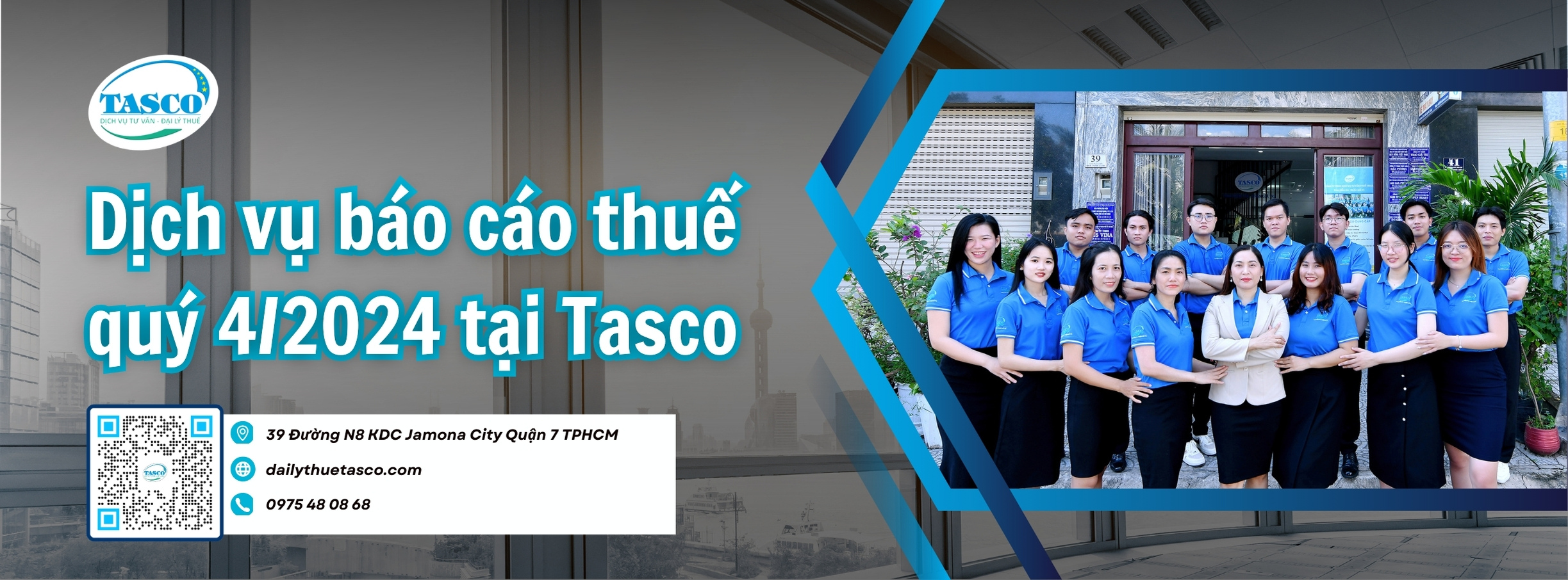 Dịch vụ báo cáo thuế quý 4/2024 tại Tasco Dịch vụ báo cáo thuế quý 4/2024 tại Tasco
