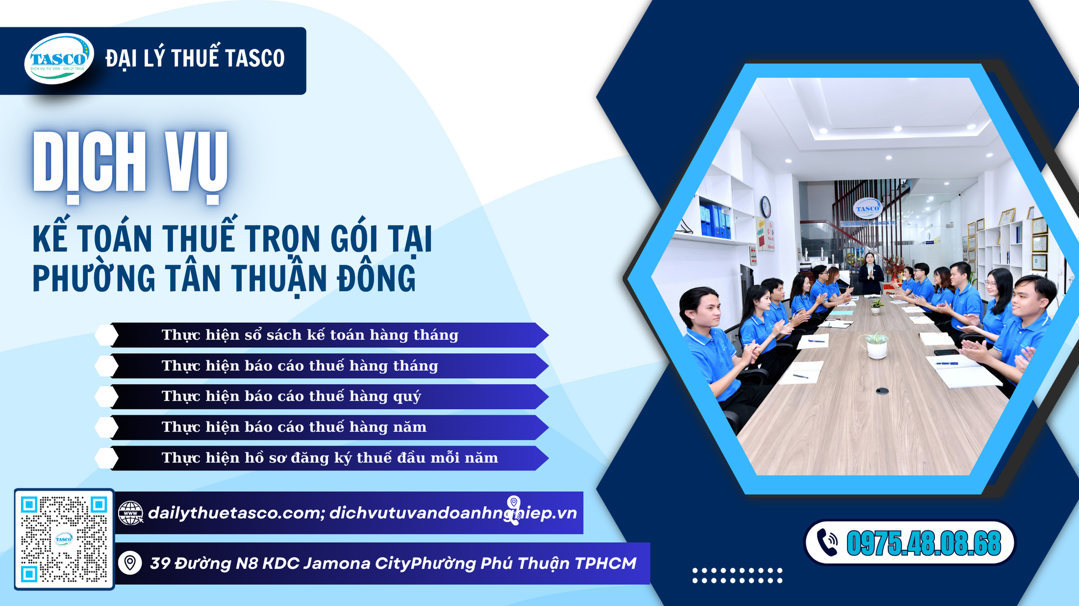 Dịch vụ kế toán thuế trọn gói tại Phường Tân Thuận Đông Dịch vụ kế toán thuế trọn gói tại Phường Tân Thuận Đông