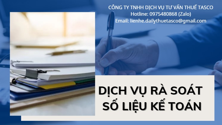 Dịch vụ rà soát số liệu kế toán