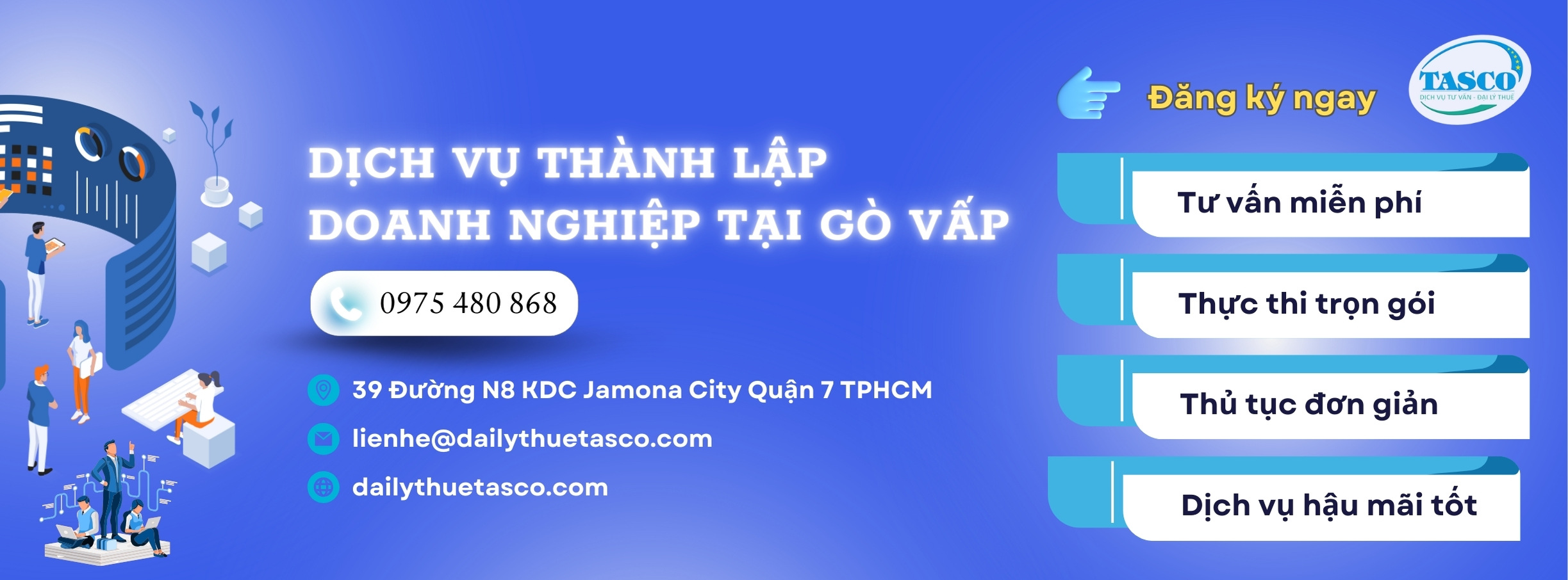 Dịch vụ thành lập doanh nghiệp tại Gò Vấp Dịch vụ thành lập doanh nghiệp tại Gò Vấp