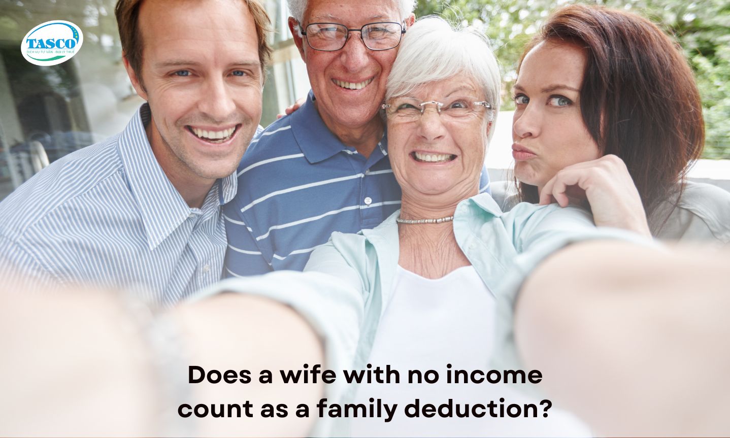Does a wife with no income count as a family deduction? Does a wife with no income count as a family deduction?