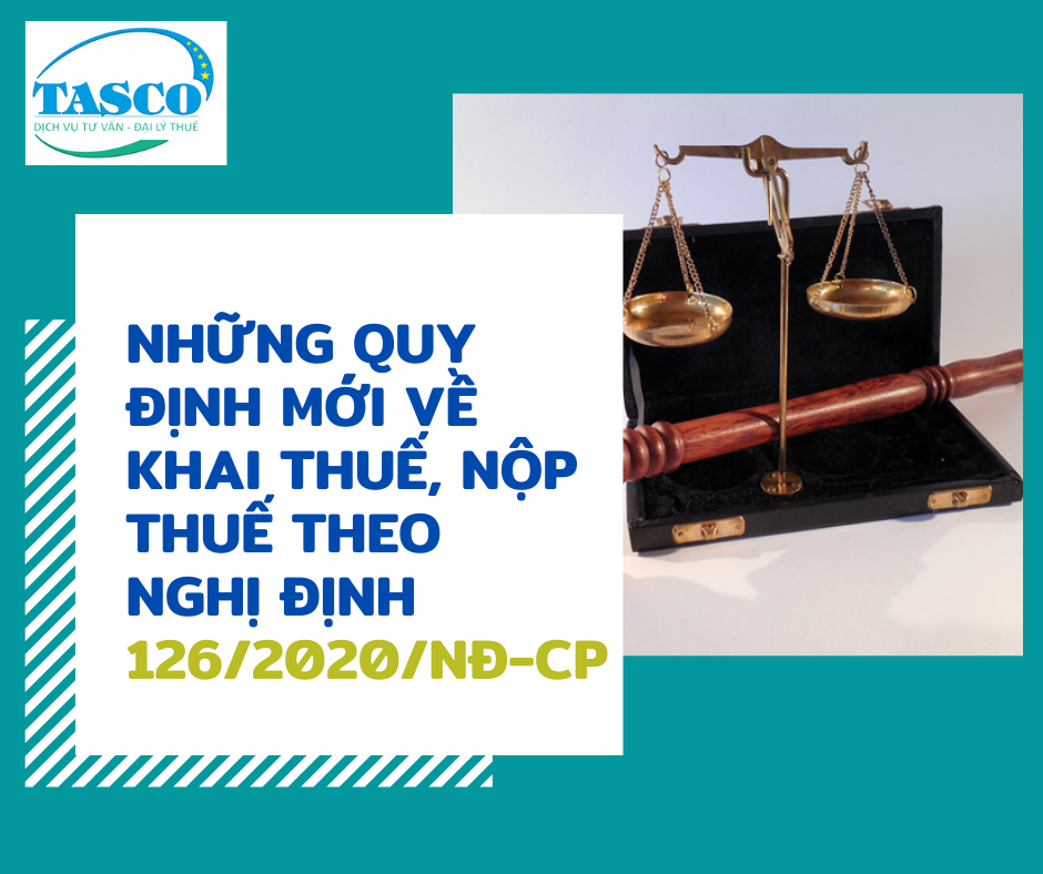Quy định mới nhất về khai thuế, nộp thuế