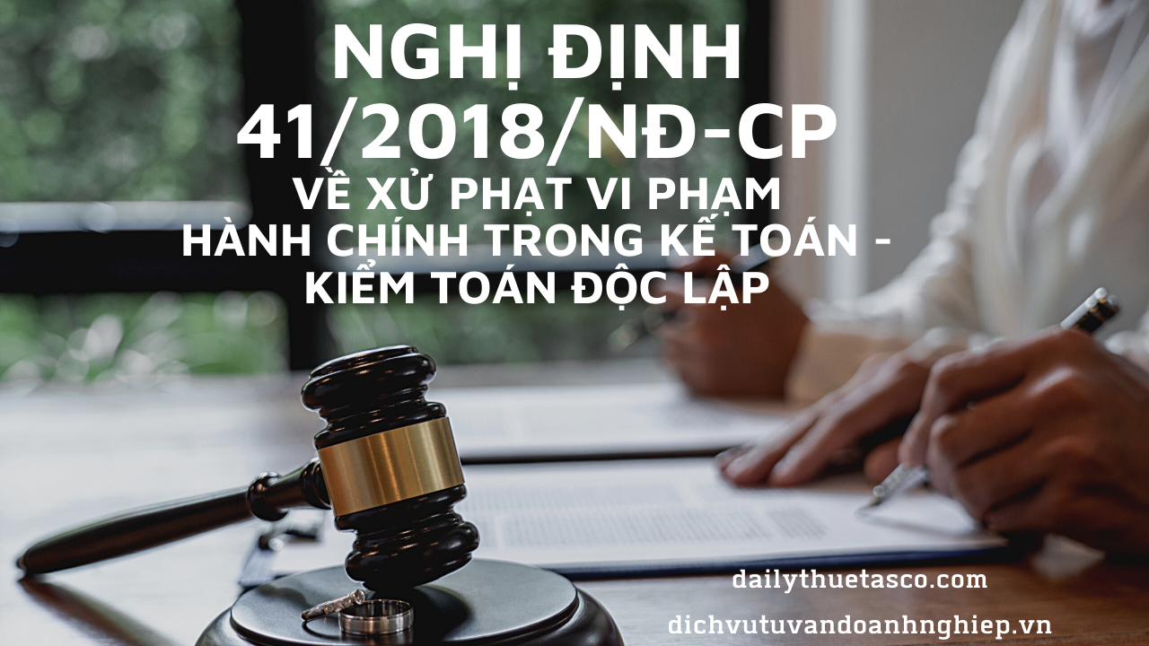 Nghị định 41/2018/NĐ-CP