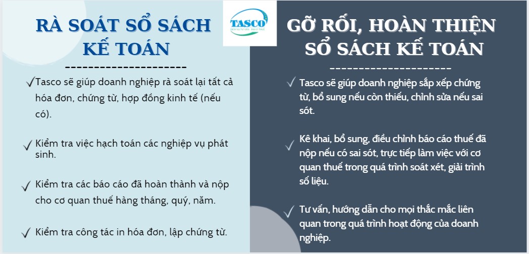 Quy trình thực hiện dịch vụ gỡ rối sổ sách kế toán