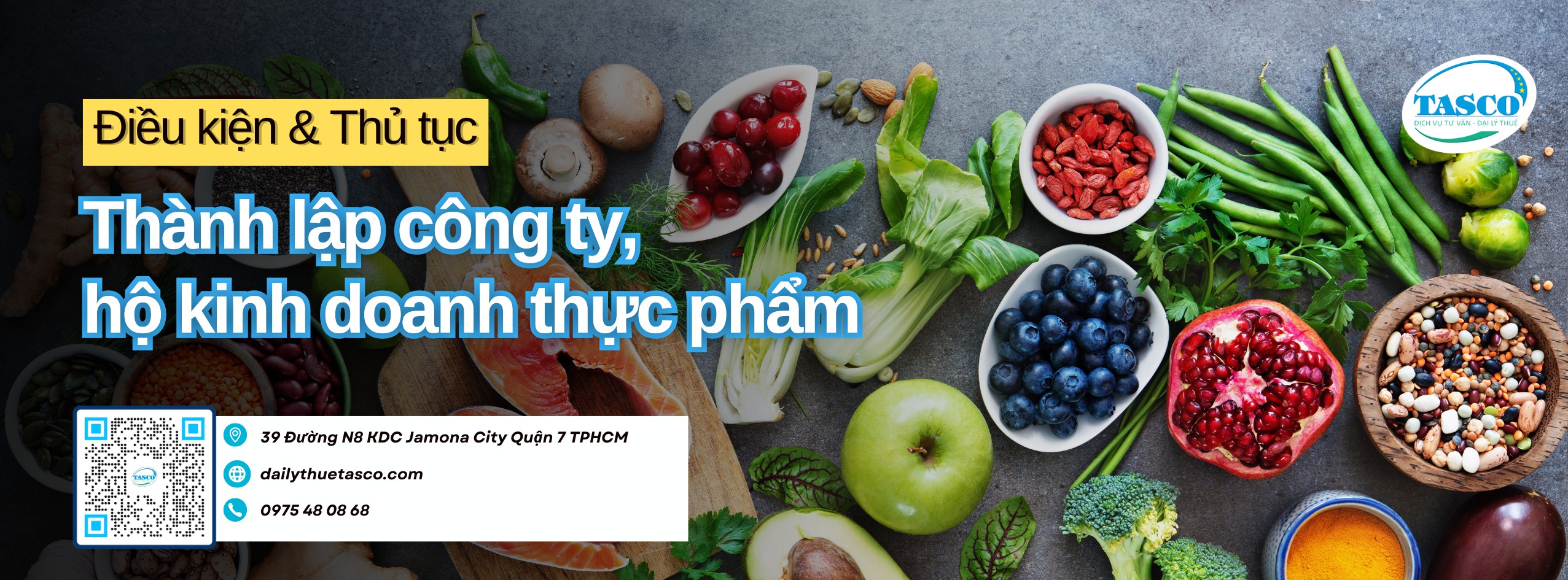 Thủ tục thành lập công ty, hộ kinh doanh thực phẩm Thủ tục thành lập công ty, hộ kinh doanh thực phẩm