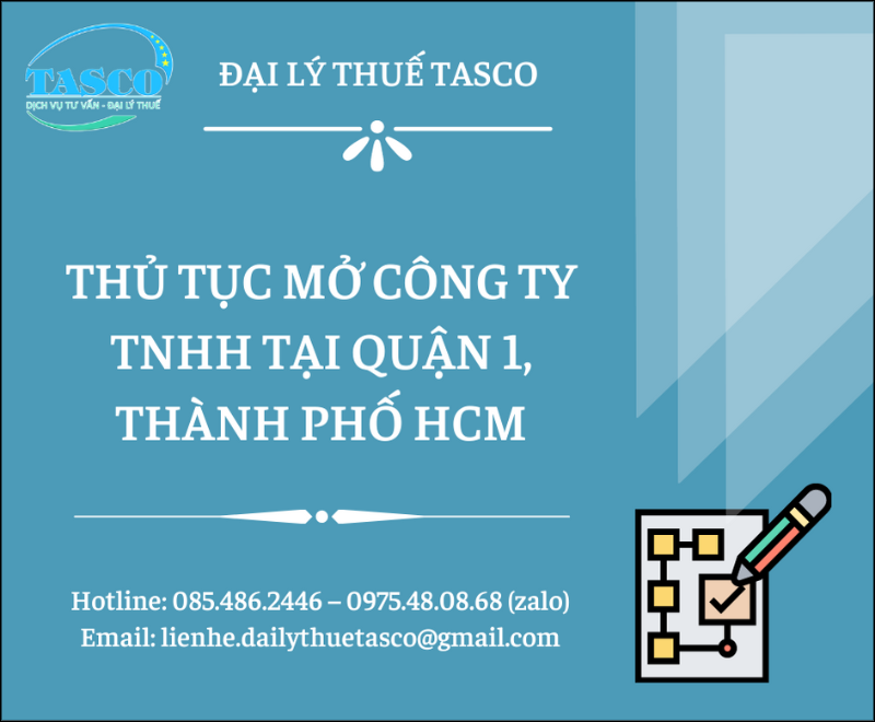 Thủ tục mở Công ty TNHH tại Quận 1