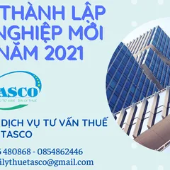 THỦ TỤC THÀNH LẬP DOANH NGHIỆP MỚI NHẤT NĂM 2021
