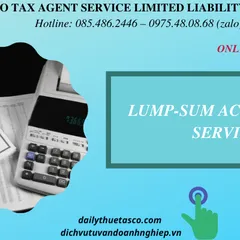 LUMP-SUM ACCOUNTING SERVICE - TASCO TAX AGENT