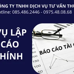 Dịch vụ lập báo cáo tài chính