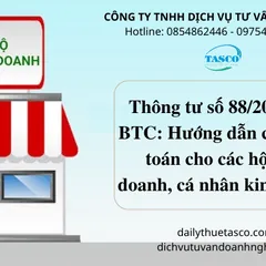 Thông tư số 88/2021/TT-BTC: Hướng dẫn chế độ kế toán cho các hộ kinh doanh