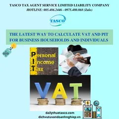 Cách tính thuế VAT và TNCN cho hộ kinh doanh, cá nhân kinh doanh mới nhất