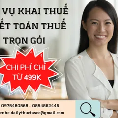 Dịch vụ khai báo thuế giá rẻ trọn gói - uy tín cho doanh nghiệp TP.HCM