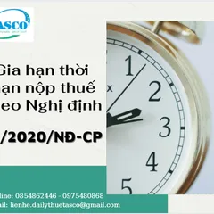 Note: Chính phủ đã ban hành Nghị định 41/2020/NĐ-CP về gia hạn thời hạn nộp tiền thuế