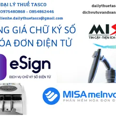 Bảng giá chữ ký số Esign & Hóa đơn điện tử MISA mới nhất