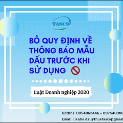 Bỏ quy định về thông báo mẫu dấu doanh nghiệp trước khi sử dụng