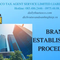 THỦ TỤC THÀNH LẬP CHI NHÁNH CÔNG TY