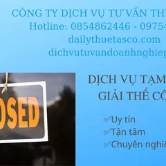 DỊCH VỤ TẠM NGƯNG, GIẢI THẾ CÔNG TY