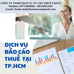 Dịch vụ báo cáo thuế uy tín chuyên nghiệp tại TP.HCM
