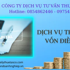 DỊCH VỤ THAY ĐỔI VỐN ĐIỀU LỆ