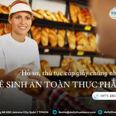 Hồ sơ, thủ tục cấp giấy chứng nhận vệ sinh an toàn thực phẩm