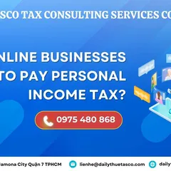 Do online businesses have to pay Personal Income Tax?