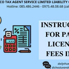 Hướng dẫn nộp lệ phí môn bài năm 2022