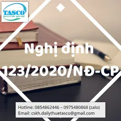NGHỊ ĐỊNH MỚI CỦA CHÍNH PHỦ QUY ĐỊNH VỀ HÓA ĐƠN, CHỨNG TỪ - NGHỊ ĐỊNH 123/2020/NĐ-CP