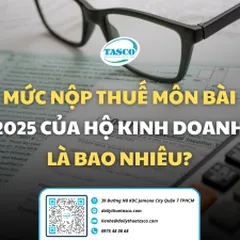 Mức nộp thuế môn bài 2025 của hộ kinh doanh là bao nhiêu?