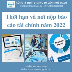 Thời hạn và nơi nộp báo cáo tài chính năm 2022