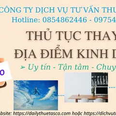 Thủ tục thay đổi địa điểm kinh doanh mới nhất năm 2022