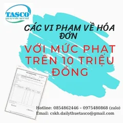 CÁC VI PHẠM VỀ HÓA ĐƠN VỚI MỨC PHẠT TRÊN 10.000.000 TẠI NGHỊ ĐỊNH 125/2020/NĐ-CP