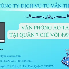 TASCO virtual office in District 7 for only 499k/month