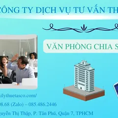 Grade A shared office in District 7