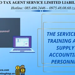THE SERVICE OF TRAINING AND SUPPLY ACCOUNTING PERSONNEL