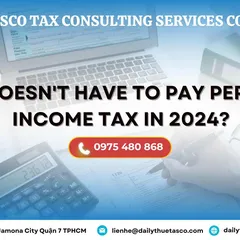 Who doesn't have to pay personal income tax in 2024?