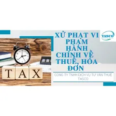 CÔNG VĂN 2768/TCT-CS  - XỬ PHẠT VI PHẠM HÀNH CHÍNH VỀ THUẾ, HÓA ĐƠN