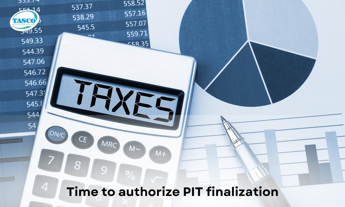 Conditions for authorizing PIT finalization Conditions for authorizing PIT finalization