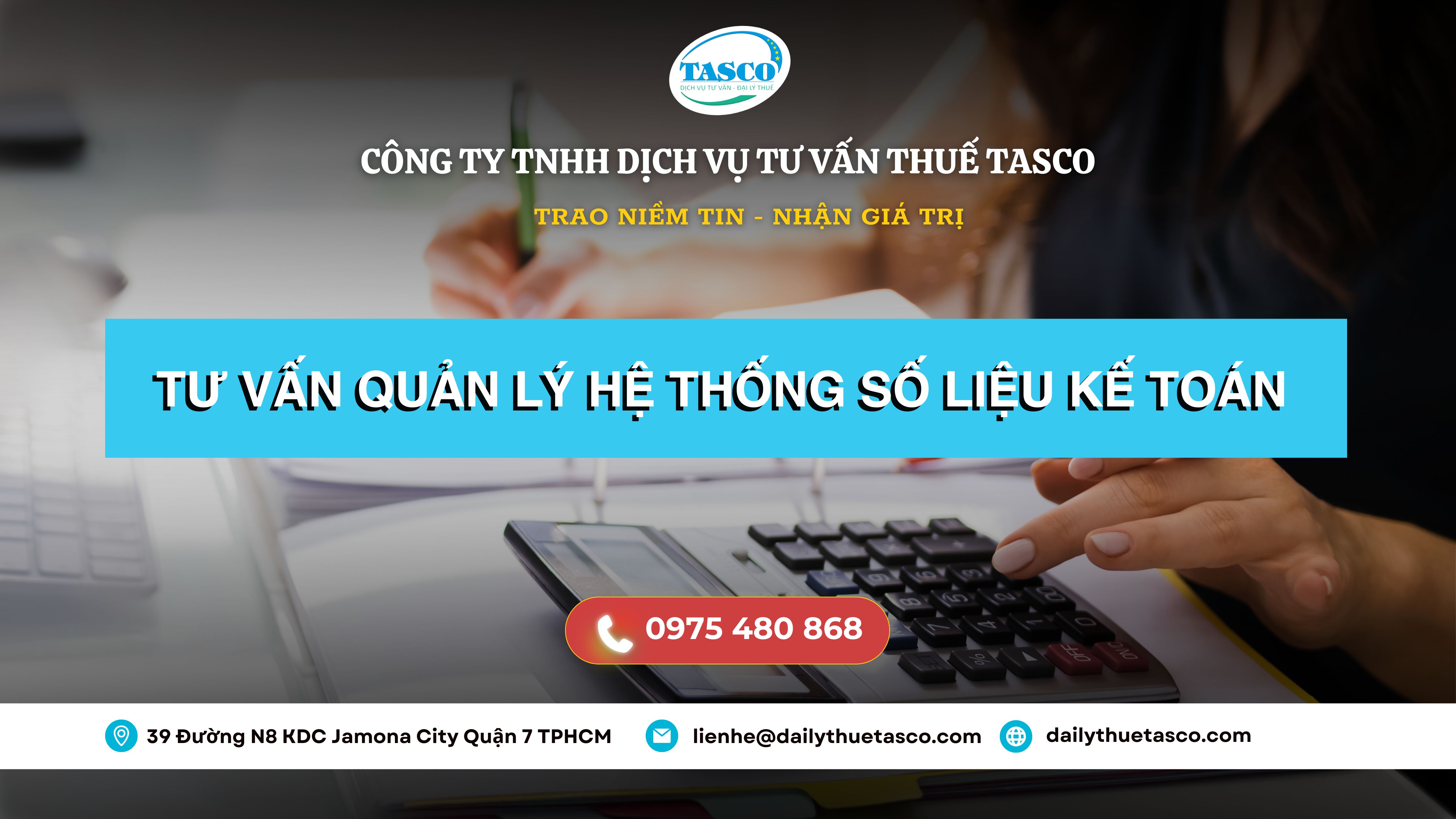 Tư vấn Quản lý Hệ thống Số liệu Kế toán  Tư vấn Quản lý Hệ thống Số liệu Kế toán