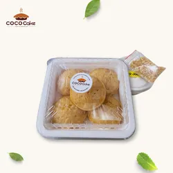 Hộp 5 cái Bánh Bò Hấp (có kèm cốt dừa)