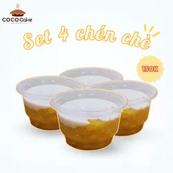 SET 4 CHÈ BƯỞI ĐƯỜNG THỐT NỐT (Mỗi chén 200gr)