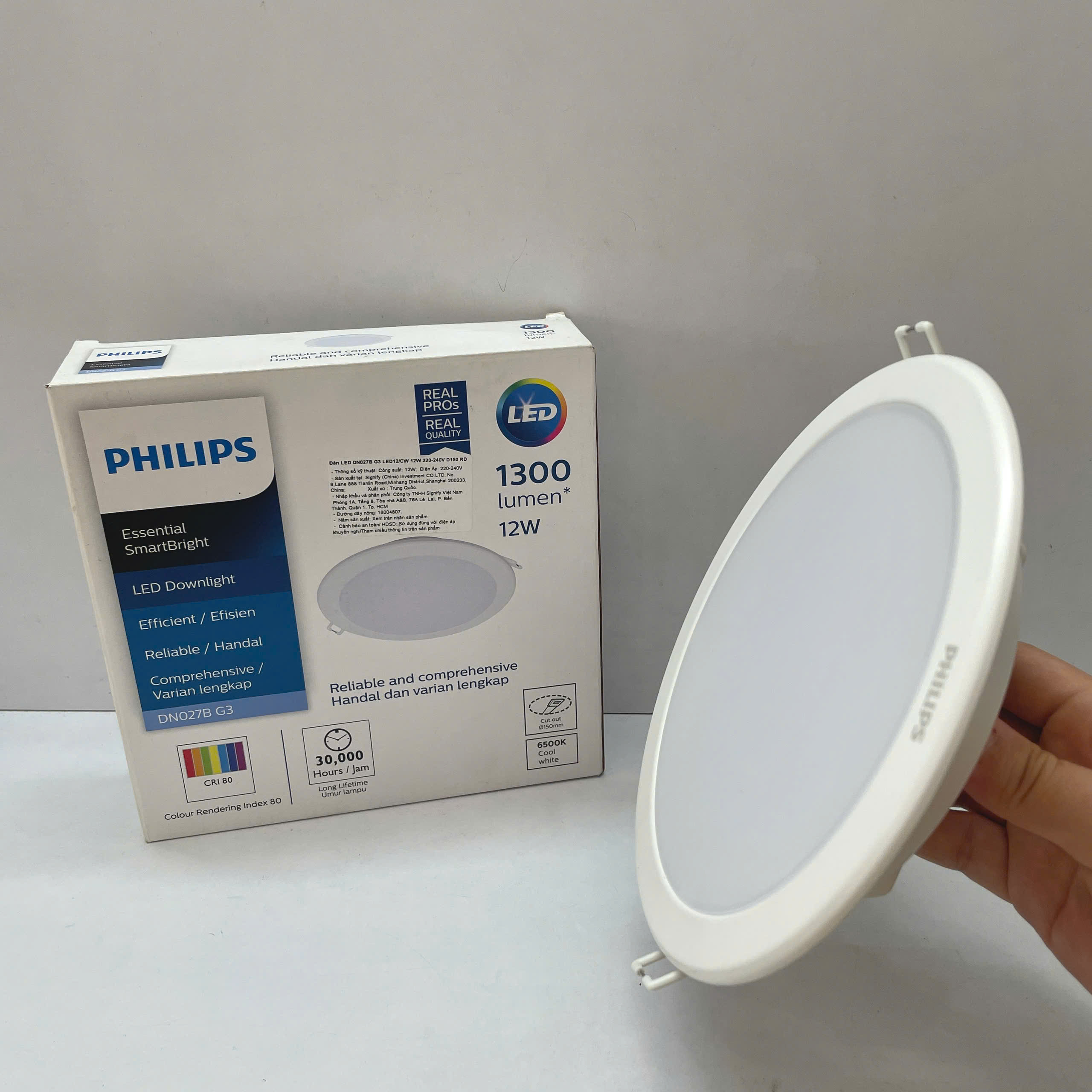 Đèn downlight âm trần Led Philips DN027B G3 cho không gian làm việc