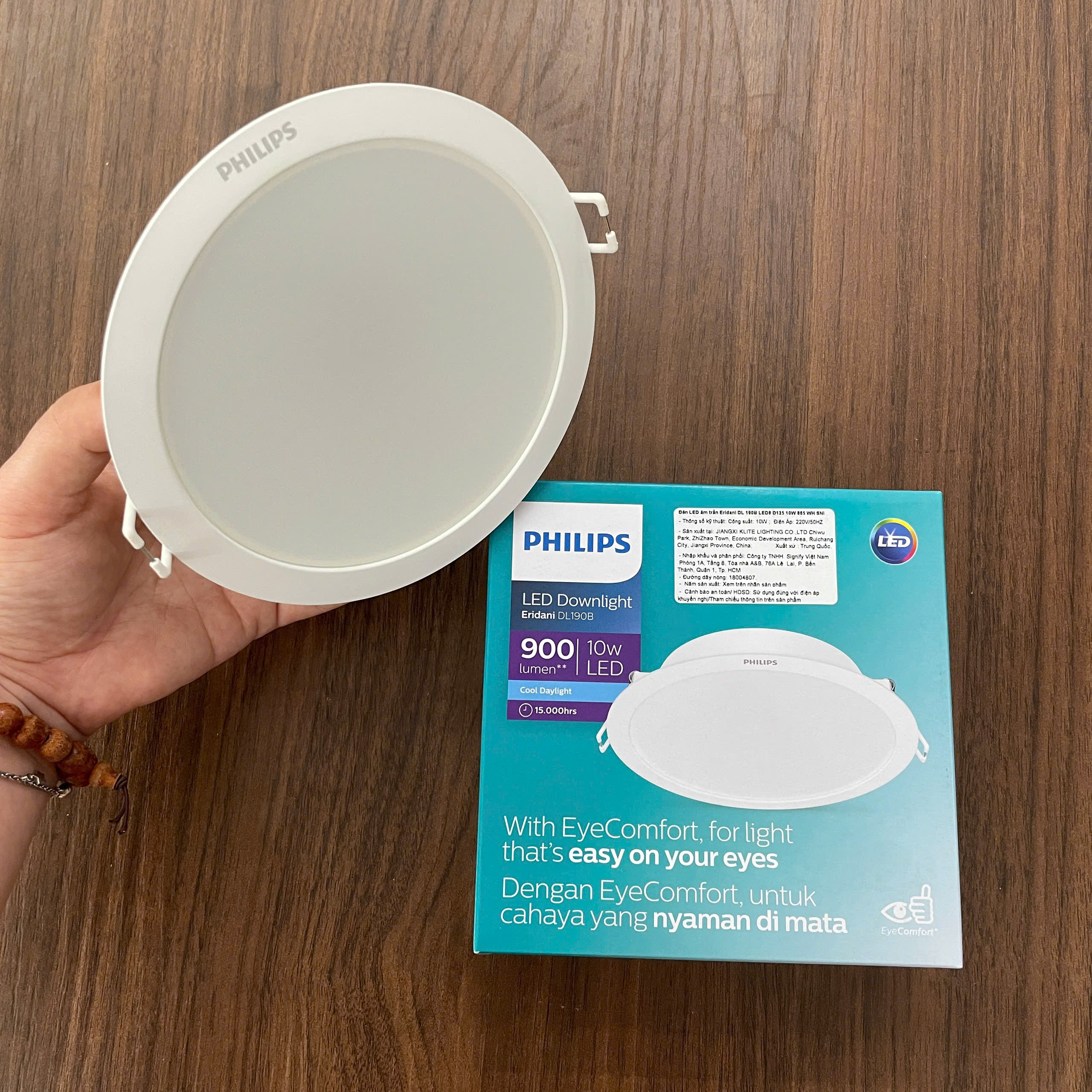 Thông số kỹ thuật của Đèn downlight âm trần Led Philips Eridani DL190B